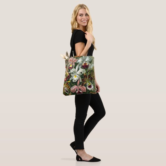 Ernst Haeckel's Orchidaceae Orchids Tote Bag Tasche (Am Model)