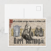 ERNST! HAPPY BIRTHDAY MESSAGE POSTCARD POSTKARTE (Vorne/Hinten)