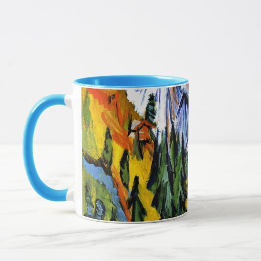 Ernst Kirchner - Berggipfel Tasse (Links)