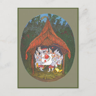 Ernst Kreidolf Vintag die Wiesenzwerge Postkarte