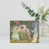 Ernst Kreidolf Vintage Alp Blume Fairy Tale Postkarte (Stehend Vorderseite)