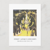 Ernst L. Kirchner - Belle Alliance Platz in Berlin Postkarte (Vorderseite)