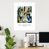 Ernst L. Kirchner, Café - Colorful Modern Art Poster (Heimbüro)