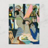 Ernst L. Kirchner, Café, Moderne Kunst Postkarte (Vorderseite)
