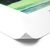 Ernst L. Kirchner - Farbenfrohe Landschaft Moderne Poster (Ecke)