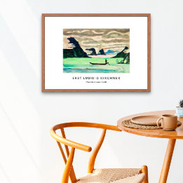 Ernst L. Kirchner - Farbenfrohe Landschaft Moderne Poster