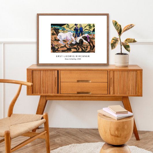 Ernst L. Kirchner - Farbenfrohe Landschaft Moderne Poster