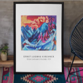 Ernst L. Kirchner - Farbenfrohe Landschaft Moderne Poster