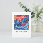 Ernst L. Kirchner - Farbenfrohe Landschaft Moderne Postkarte (Stehend Vorderseite)