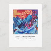 Ernst L. Kirchner - Farbenfrohe Landschaft Moderne Postkarte (Vorderseite)