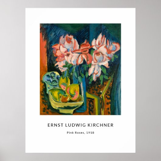 Ernst L. Kirchner - Schöne, farbenfrohe Moderne Ku Poster (Vorne)