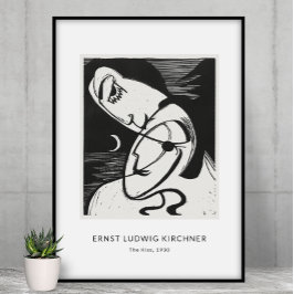 Ernst L. Kirchner - Stilvolle Black&White Moderne  Fotodruck