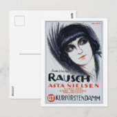 Ernst Lubitsch Rausch, 1919 Postkarte (Vorne/Hinten)