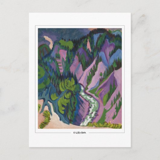 Ernst Ludwig Kirchner #232-2 - Fine Art Postcard Postkarte (Vorderseite)