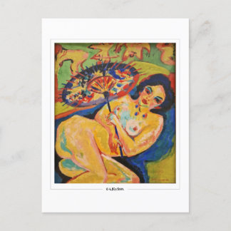 Ernst Ludwig Kirchner #336 - Fine Art Postcard Postkarte