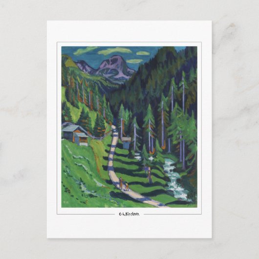 Ernst Ludwig Kirchner #338 - Fine Art Postcard Postkarte (Vorderseite)