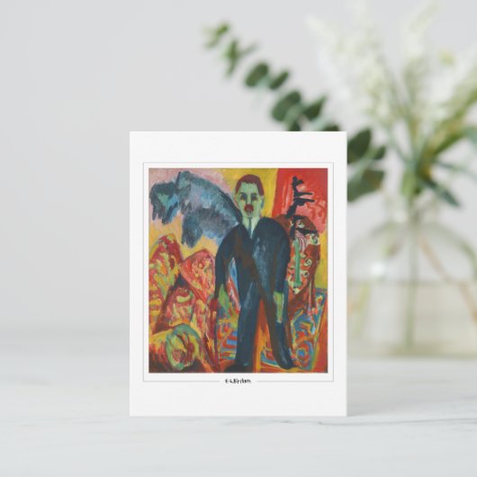 Ernst Ludwig Kirchner #360 - Fine Art Postcard Postkarte (Stehend Vorderseite)