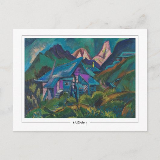 Ernst Ludwig Kirchner #436 - Fine Art Postcard Postkarte (Vorderseite)