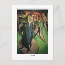 Ernst Ludwig Kirchner #486-2 - Fine Art Postcard Postkarte