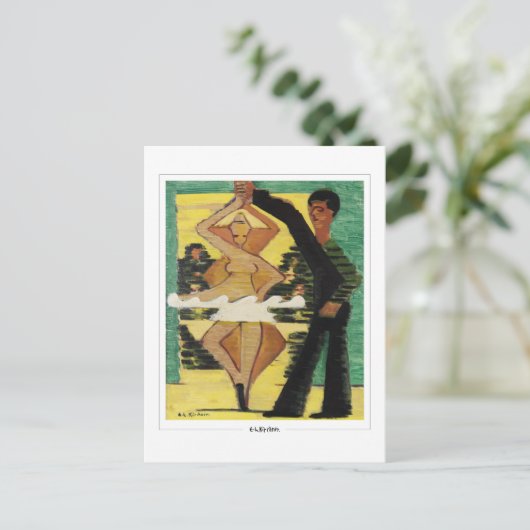 Ernst Ludwig Kirchner #48 - Fine Art Postcard Postkarte (Stehend Vorderseite)
