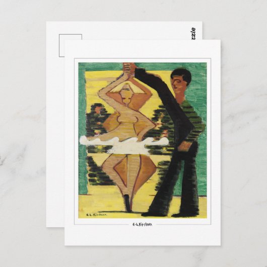 Ernst Ludwig Kirchner #48 - Fine Art Postcard Postkarte (Vorne/Hinten)