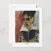 Ernst Ludwig Kirchner #4-2 - Kunsthandwerkskarte Postkarte (Vorne/Hinten)