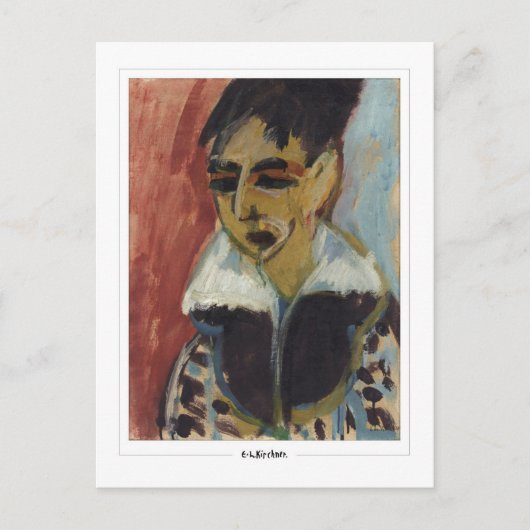 Ernst Ludwig Kirchner #4-2 - Kunsthandwerkskarte Postkarte (Vorderseite)