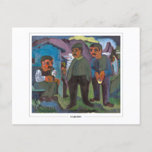 Ernst Ludwig Kirchner #523-2 - Fine Art Postcard Postkarte