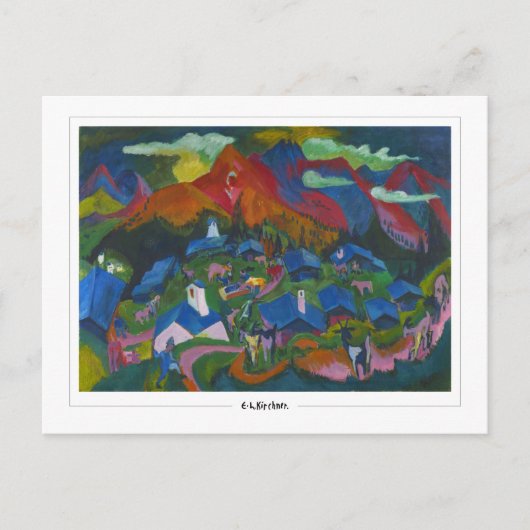 Ernst Ludwig Kirchner #571 - Fine Art Postcard Postkarte (Vorderseite)
