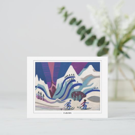 Ernst Ludwig Kirchner #612 - Fine Art Postcard Postkarte (Stehend Vorderseite)