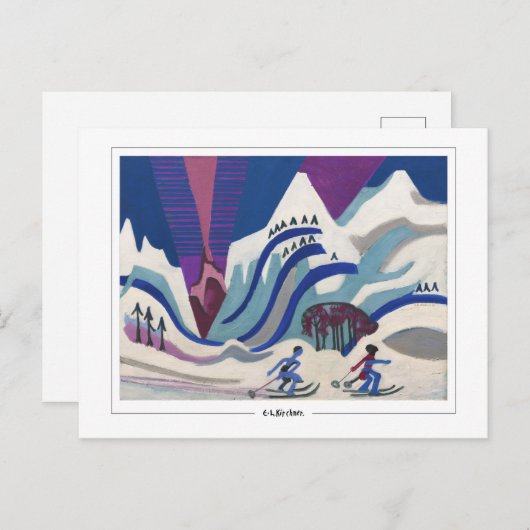 Ernst Ludwig Kirchner #612 - Fine Art Postcard Postkarte (Vorne/Hinten)