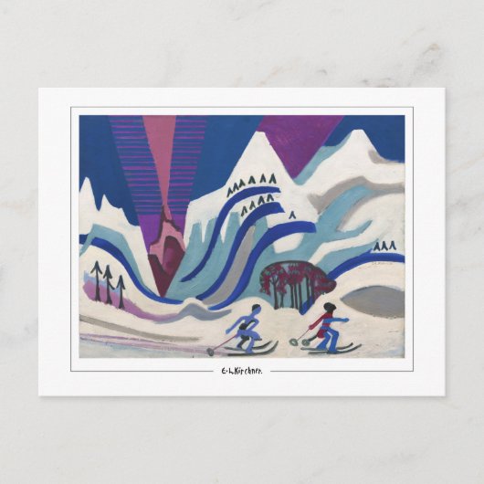 Ernst Ludwig Kirchner #612 - Fine Art Postcard Postkarte (Vorderseite)