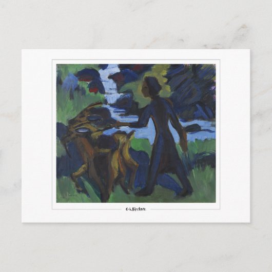 Ernst Ludwig Kirchner #650-2 - Fine Art Postcard Postkarte (Vorderseite)