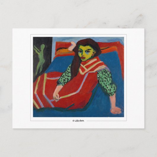 Ernst Ludwig Kirchner #7 - Fine Art Postcard Postkarte (Vorderseite)