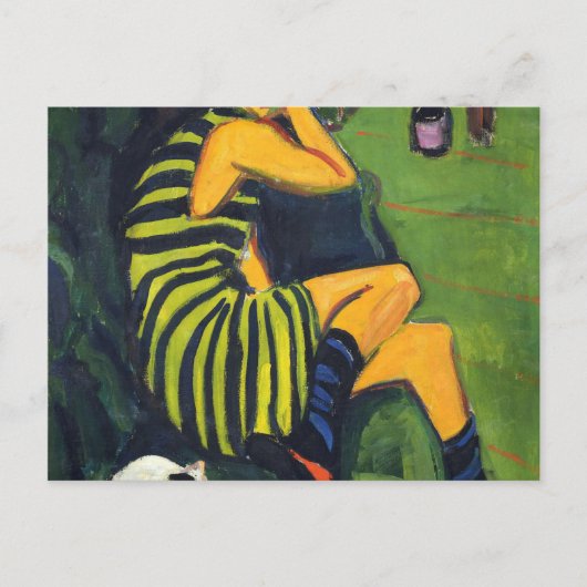 Ernst Ludwig Kirchner Artiste Marcella Postkarte (Vorderseite)