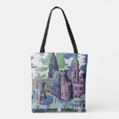 Ernst Ludwig Kirchner Aussicht auf Dresden Schloss Tasche (Rückseite)