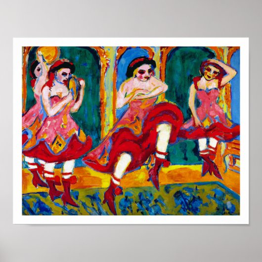 Ernst Ludwig Kirchner - Czardas Dancers Poster (Vorne)