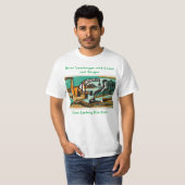 Ernst Ludwig Kirchner Flusslandschaft mit Crane T-Shirt (Vorne ganz)