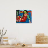 Ernst Ludwig Kirchner Seated Girl Fränzi Fehrmann Poster (Küche)