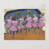 Ernst Ludwig Kirchner - Sechs Tänzer Postkarte (Vorderseite)