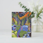 Ernst Ludwig Kirchner - Sertig Path im Sommer Postkarte (Stehend Vorderseite)