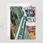 Ernst Ludwig Kirchner - Straßenbahn und Bahn Postkarte (Vorne/Hinten)