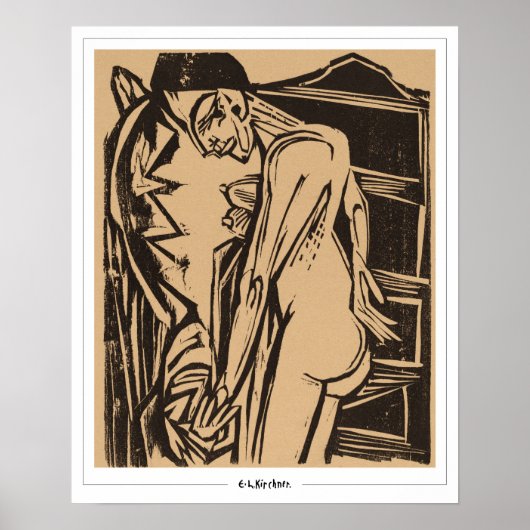 Ernst Ludwig Kirchner Zedign Art Poster #164-2 (Vorne)