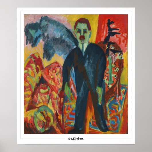 Ernst Ludwig Kirchner Zedign Art Poster #360 (Vorne)