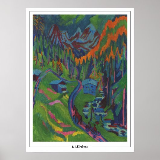 Ernst Ludwig Kirchner Zedign Art Poster #497 (Vorne)
