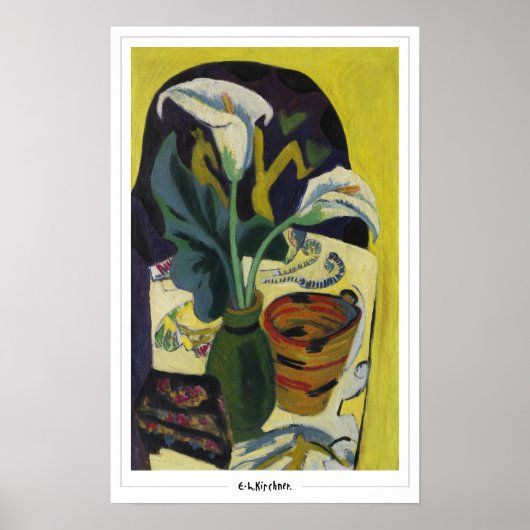 Ernst Ludwig Kirchner Zedign Art Poster #505-2 (Vorne)