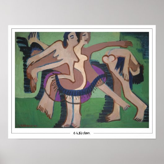 Ernst Ludwig Kirchner Zedign Art Poster #537-2 (Vorne)