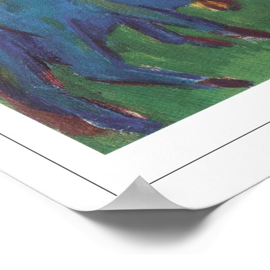 Ernst Ludwig Kirchner Zedign Art Poster #6 (Ecke)