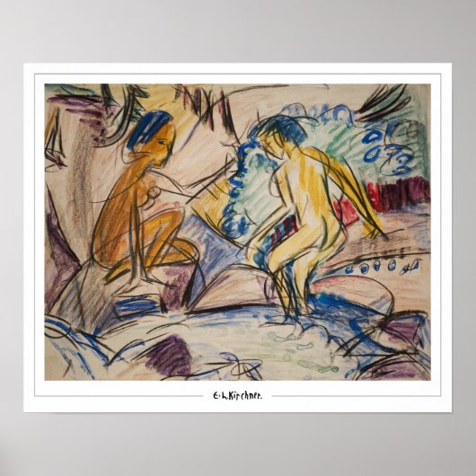 Ernst Ludwig Kirchner Zedign Art Poster #643 (Vorne)