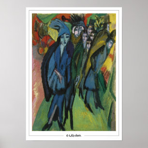 Ernst Ludwig Kirchner Zedign Kunstposter #114-2 Poster